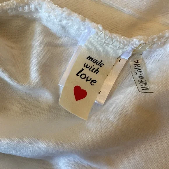 Tea & Cup Los Angeles White eyelet lace v neck halter mini dress cocktail Medium - Picture 11 of 12